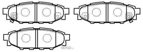 Колодки тормозные дисковые