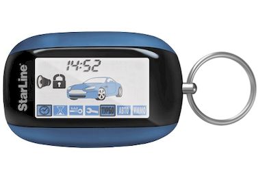 Брелок  к сигнализации  StarLine B94 Slave с обратной связью, ЖК-дисплей