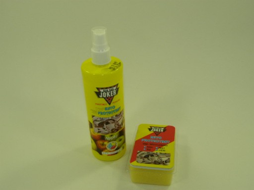 Полироль пластика JK с губкой яблоко спрей 300мл.