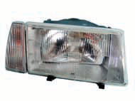 Фара 2108 правая с поворотником белым (93.3711)