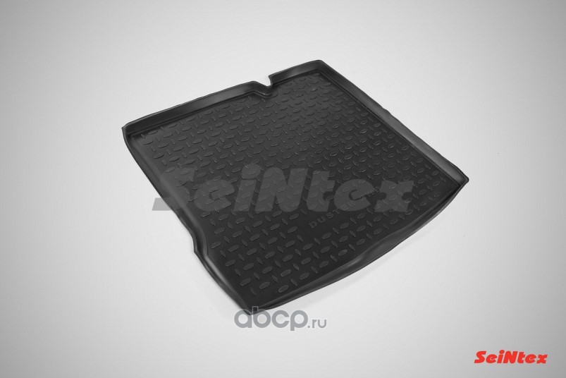 Коврик багажника Renault Duster 2WD 11--  полимерн. (Seintex)