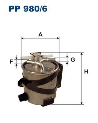 Фильтр топливный PP980/6