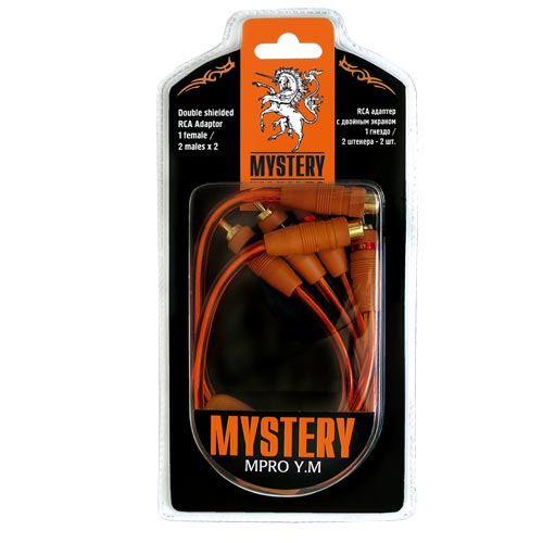 Кабель RCA  MYSTERY MPRO Y.M. двухканальный Y-адаптер,1м.