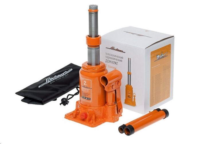 Домкрат гидравл. *2т. 2-х плунжерный высота подъема 161-387мм