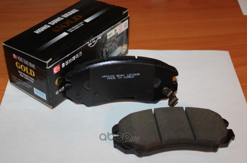 Колодки тормозные дисковые передн HYUNDAI: SONATA 01-09, TUCSON 04-09, TIBURON 04-08 \ KIA: MAGENTIS 03-09, MAGENTIS 01-