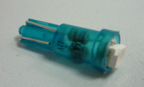 Лампа светодиод. 12V T 5 без патрона синяя (W1.2W)