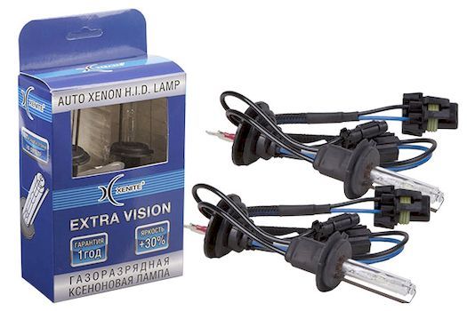 КСЕНОН лампа H7 4300К KET Extra Vision + 30% Гарантия 1 год набор 2шт, XENITE