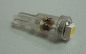 Лампа светодиод. 12V T 5 без патрона 1 диод белая (W1,2W)