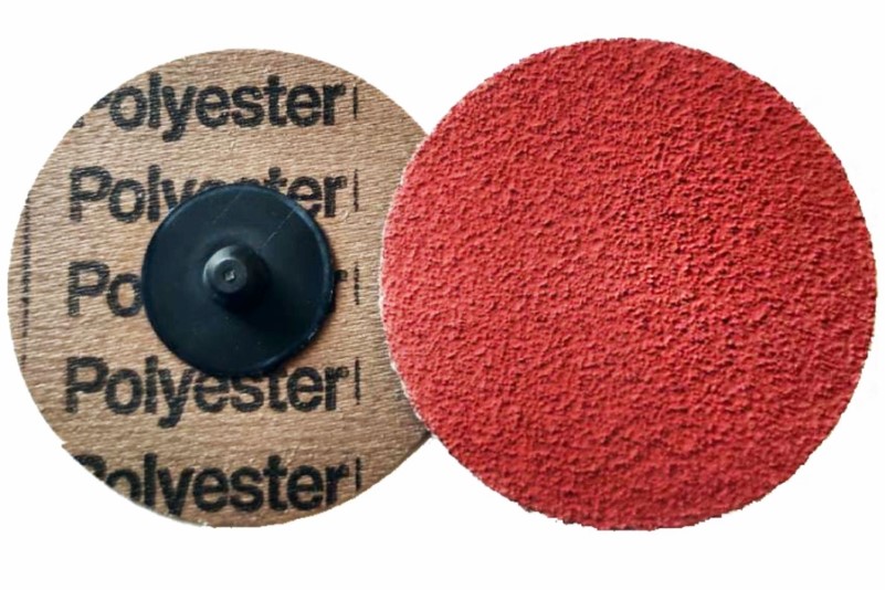 Круг зачистной наждачный CERAMIC D=75 мм P 60 крепление Roloc (зерно-керамика)