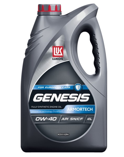 Масло Лукойл GENESIS ARMORTECH 0W40 A3/B4 SN/CF 4л. синт.