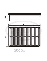 Фильтр воздушный Toyota Rav-4 до 2000 г.