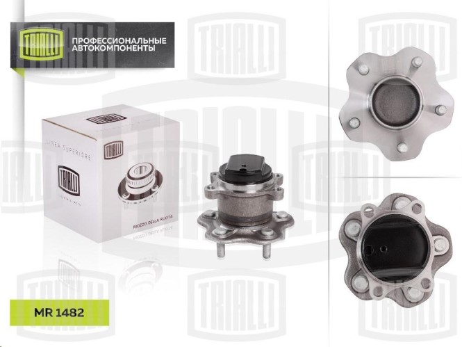 Ступица Nissan Qashqai I X-Trail T31 Renault Koleos задн. /в сб. с подш./ (с ABS)