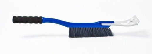 Щетка для снега со скребком АЛЯСКА с мягкой ручкой 54см