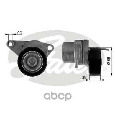 Ролик ремня Peugeot 207,307/CITROEN C2,C3,C4 1.4-1.6L 2002=