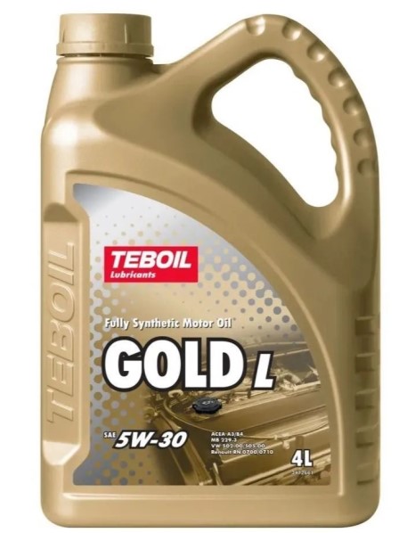 Масло моторное TEBOIL GOLD L 5W30 SN/CF/SN Plus/SP A3/B4 (4л.) синтетическое (бенз.)
