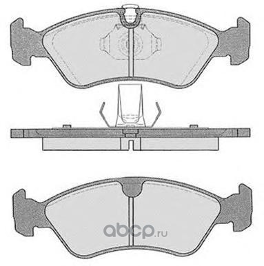 Колодки тормозные передние Opel Astra F  RAICAM