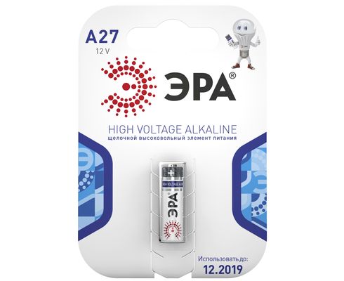 Элемент питания (батарейка) 27A Эра 12V 27A-BC1 BL-1