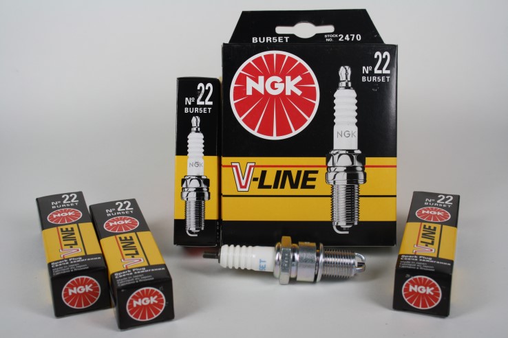 Свеча NGK  V-Line №22 (BUR 5ET) VW Golf, Passat. Transporter 88.