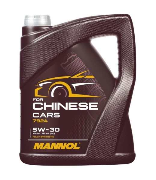Масло моторное MANNOL For Chinese Cars 5W30 SP(RC)/GF-6A (5л.) синтетическое