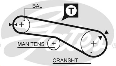 Ремень ГРМ GATES