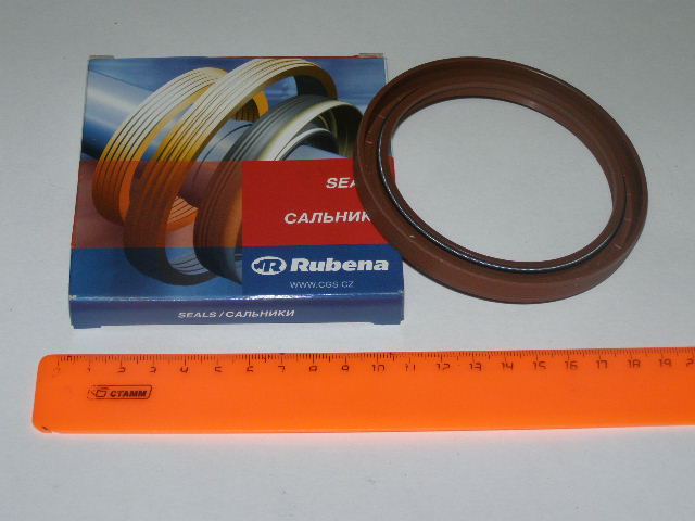 Сальник 2108 коленвала задний Г-3302 ЗМЗ-406, 406 /80*100 /RUBENA