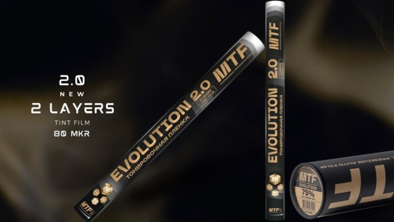 Пленка  тонировочная в тубе  35% (0,75 х 3м) Premium Evolution 2-ух слойная (MTF)