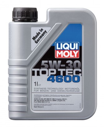 Масло моторное LIQUI MOLY Top Tec 4600 5W30 SN/CF C3 1л. синтетическое (бенз., диз.)