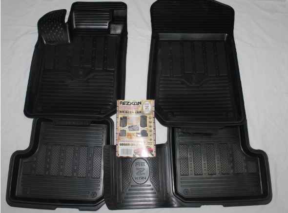 Ковры салона Renault Logan II с 2013-2018 г. (с 2018 по Н.В) Logan Stepway резиновые