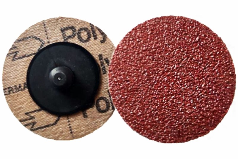 Круг зачистной наждачный CERAMIC D=50 мм P 120 крепление Roloc (зерно-керамика)