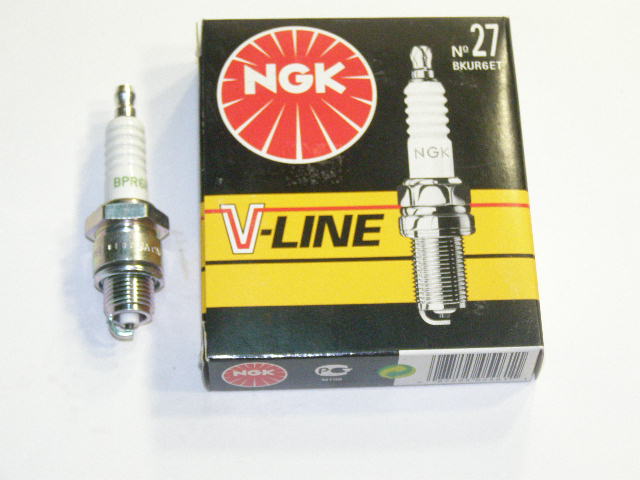 Свеча NGK  V-Line №27 (BKUR 6ET) VW Golf, Passat. Audi 100. A3. A4. A6.A8/