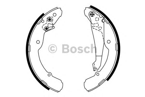 Колодки тормозные Skoda OCTAVIA (1U), VW JETTA IV, POLO sedan (5/10-)задние бараб.