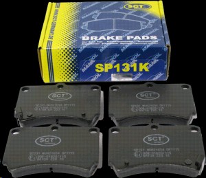 Колодки тормозные передние Mazda 323, Kia Rio SCT