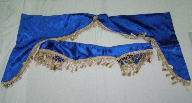 Шторки кабины Г-3302 синие