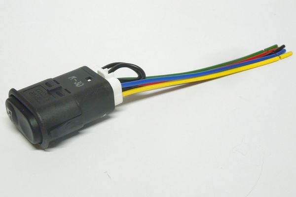 Кнопка (выключатель) 2108 стеклоподъемника (1 клавиша без рамки) с колодкой в сборе