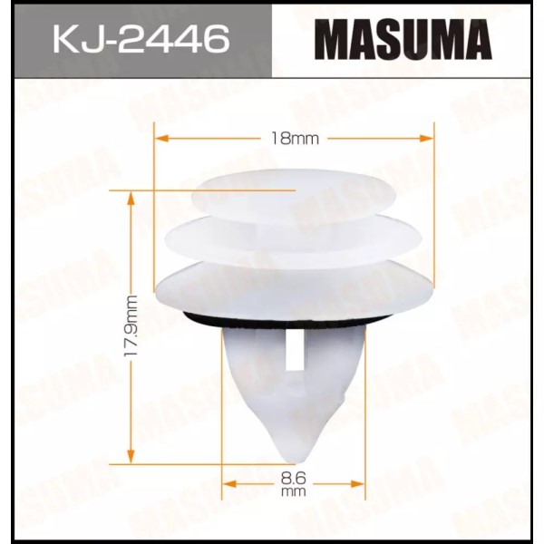 Пистон (клипса крепежная пласт.) KJ-2446