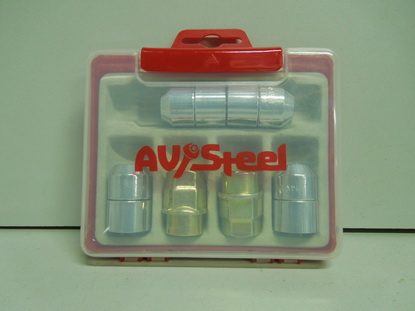 Гайки колесные (секретные)  M14*1,50 L=34мм. CH21 (4+2) (Autovirazh)