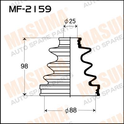 Пыльник ШРУС  MASUMA  d1=25, d2=88 h=98