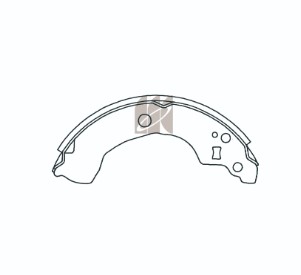 Колодки тормозные задние Nissan Almera бараб.