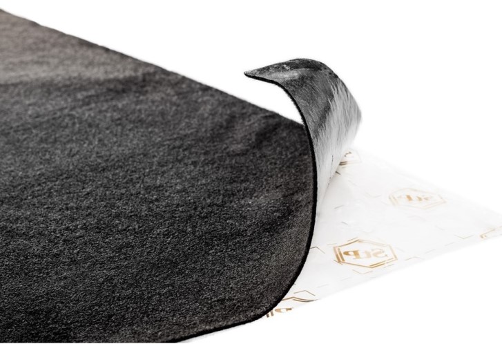 Карпет серый (самоклеящийся нетканый материал для шумоизоляции) (ширина 100см.) =погонный метр=