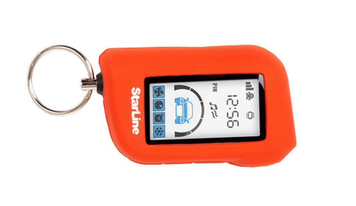 Чехол брелка сигнализации StarLine A63/A93 силиконовый красный