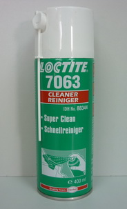 Очиститель пластмасс и металлов Loctite 7063 быстродействующий спрей 400мл (12)