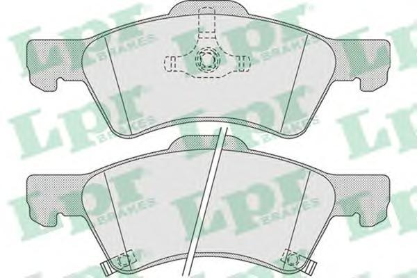 Колодки тормозные передние Chrysler Voyager (2.4/3.3 00-)