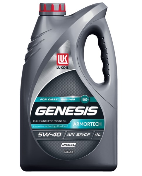 Масло Лукойл GENESIS ARMORTECH DIESEL 5W-40 SN/CF C3 4л. синтетика