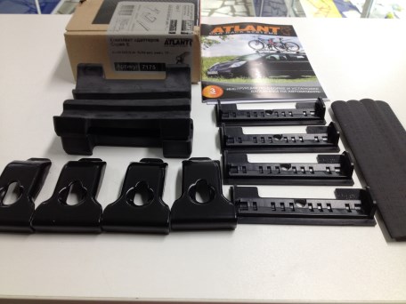 Комплект адаптеров Atlant 7175 (Audi Q3, 5-dr SUV, 2011-... инт. рейл.)