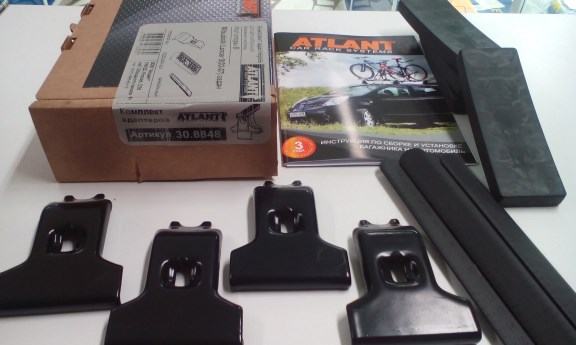 Комплект адаптеров Atlant 8848 (Mitsubishi Lancer 9 2003-2007 SD (крепление в штатные места)