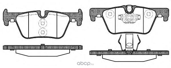 Колодки тормозные BMW 1 F20 1.6/1.8/2.0D 11)