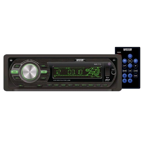 Автомагнитола USB MP3 MYSTERY MAR-717 U, FM/УКВ, USB,SD/MMC слот,пульт
