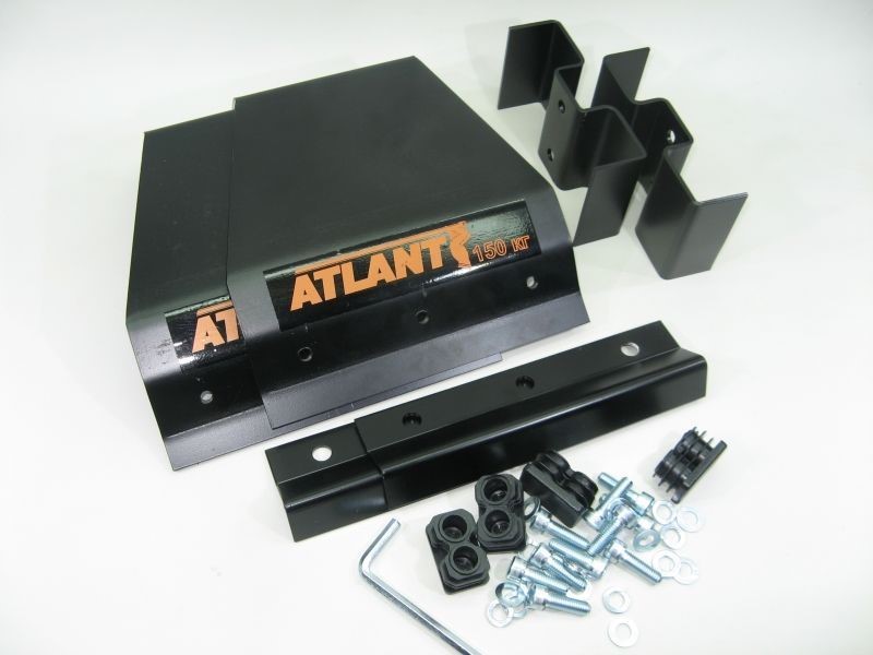 Комплект опор для автомобиля Г-3302 (2шт), микроавтобусов и внедорожников с водостоком (высота крыши до 190мм)