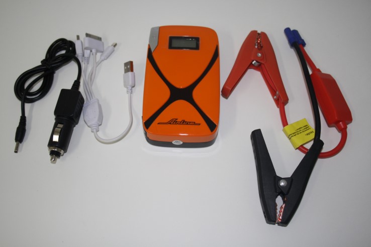 Портативное пусковое устройство AIRLINE 8000мАч: 2хUSB 5V 1A+2.1A, пуск ДВС