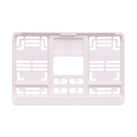 Рамка  под  номер белая 290х170мм для японских и американских автомобилей